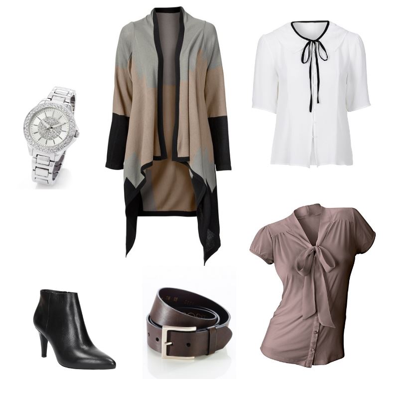 Hnedé odtiene pre postavu typu hruška - Šaty pre moletky - jarný outfit pre moletky, oblečenie pre moletky