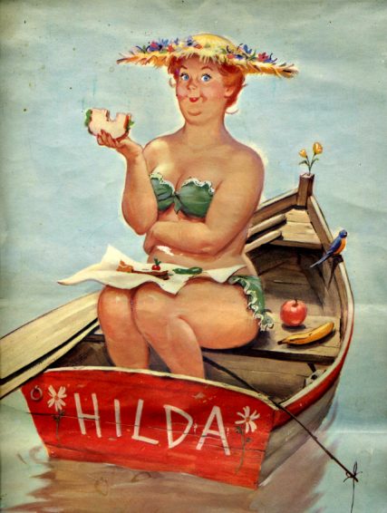 Bacuľka Hilda - plavky pre plnoštíhle ženy