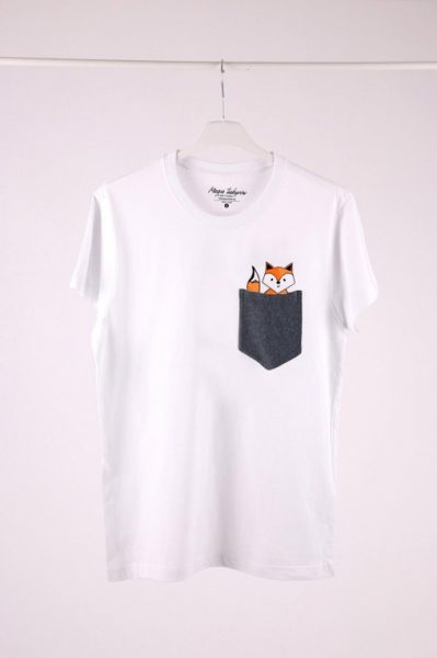 Líška vo vrecku -Vtipné tričko pre moletku - Statement tričko XL - tričko s názorom pre moletky