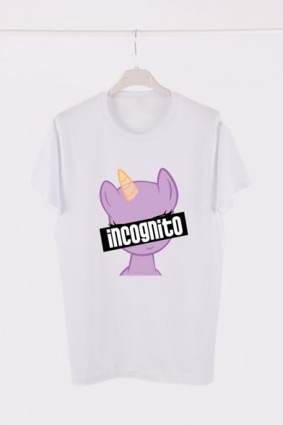 Vtipné tričko pre moletku - Statement tričko XL - tričko s názorom pre moletky Unicorn incognito