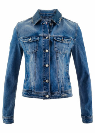 Krátka džínsová bunda - dizajn Maite Kelly