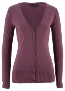 bordový dámsky sveter na gombíky, dlhý sveter pre mletky, outfit pre moletky, móda pre plnoštíhle